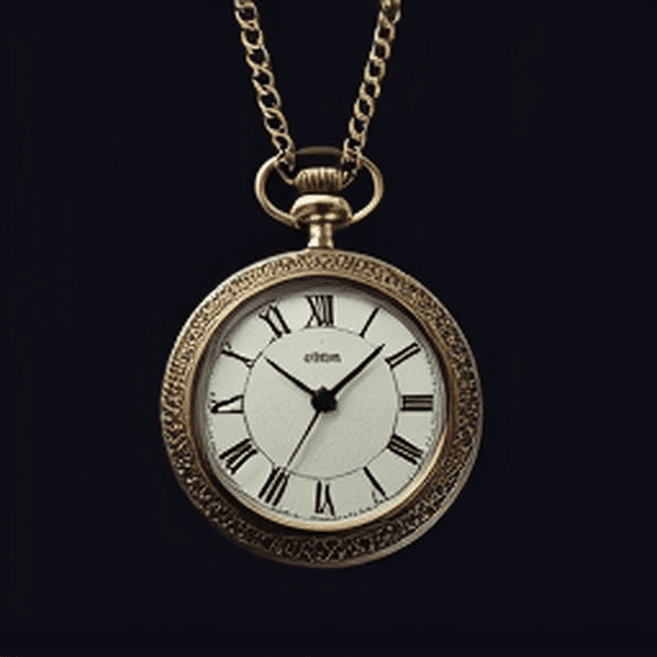 Art deco taskukello 1920-luvun tyyliin