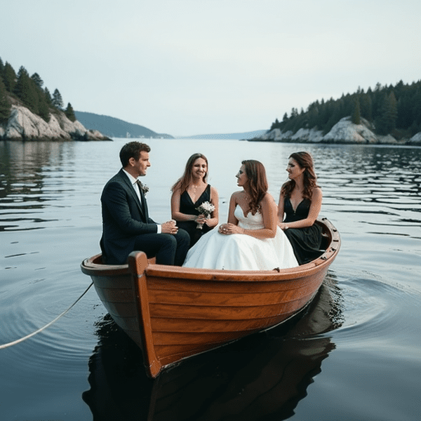 Haavieraat-veneessa-saaristomaisemassa