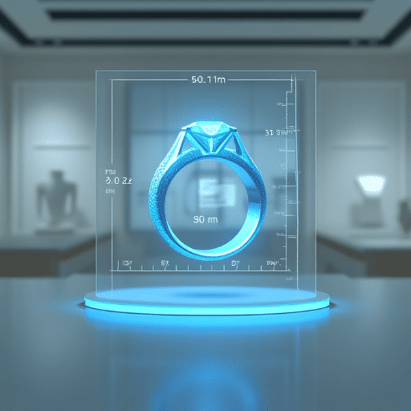 Holografinen sormus digitaalisella kokomitoituksella
