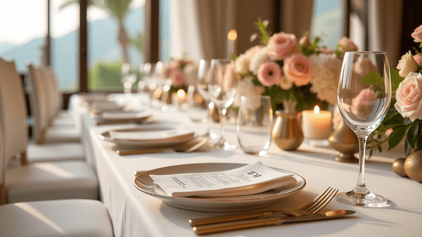 Ylellinen hääkattaus Villa Andaniassa